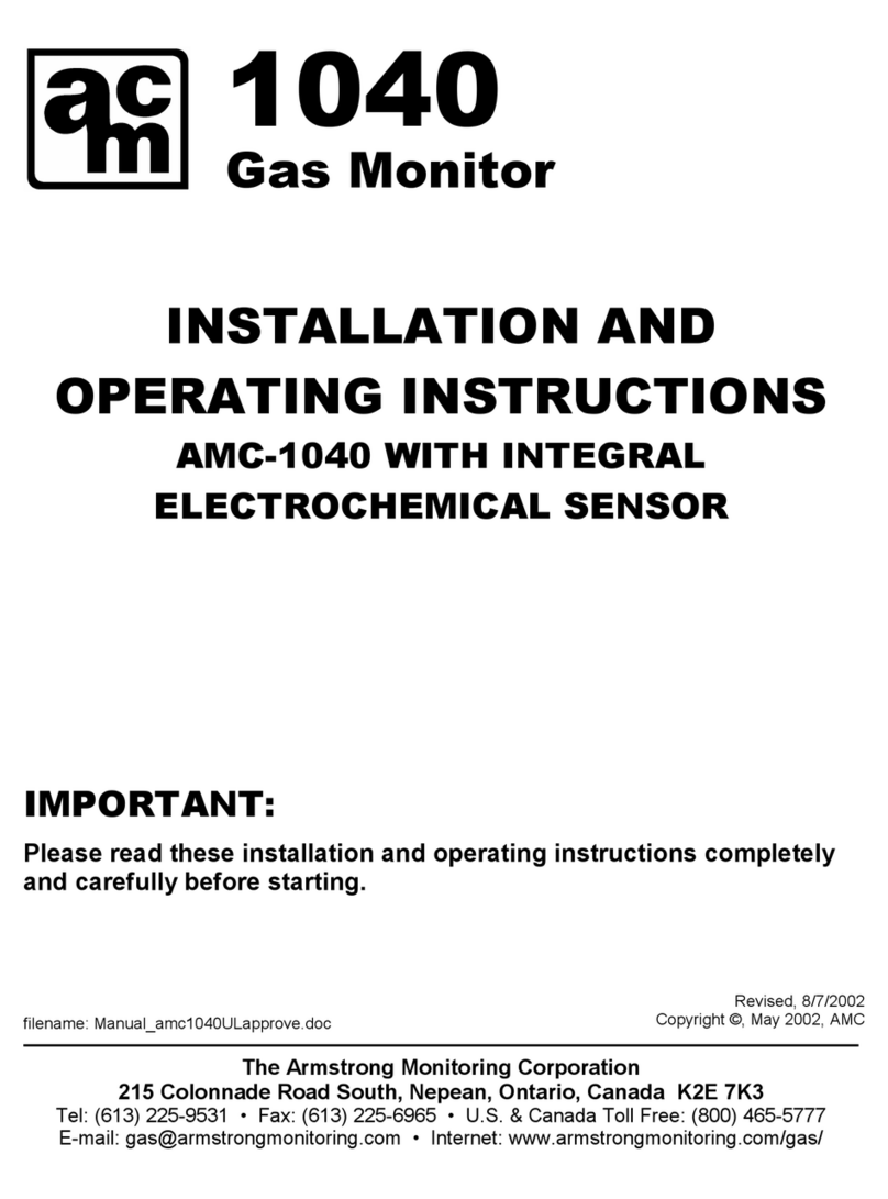 Armstrong Monitoring AMC-1040 User manual
