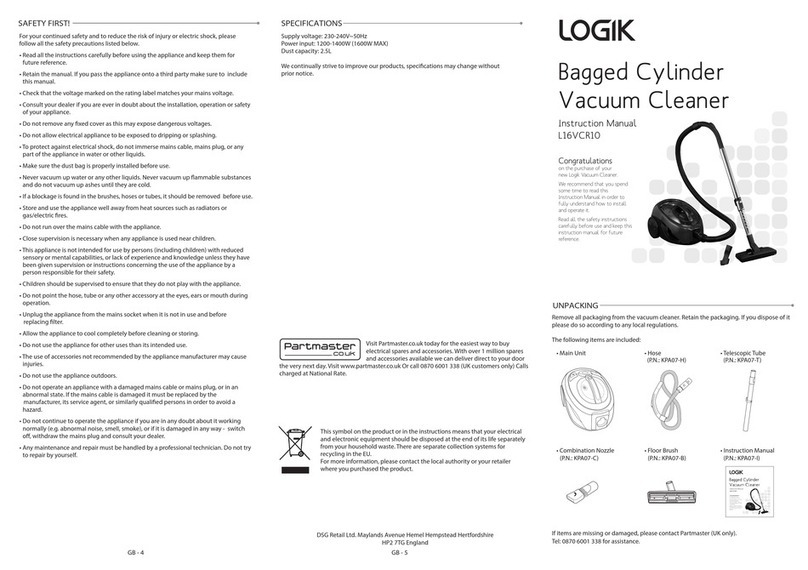 Logik L16VCR10 User manual