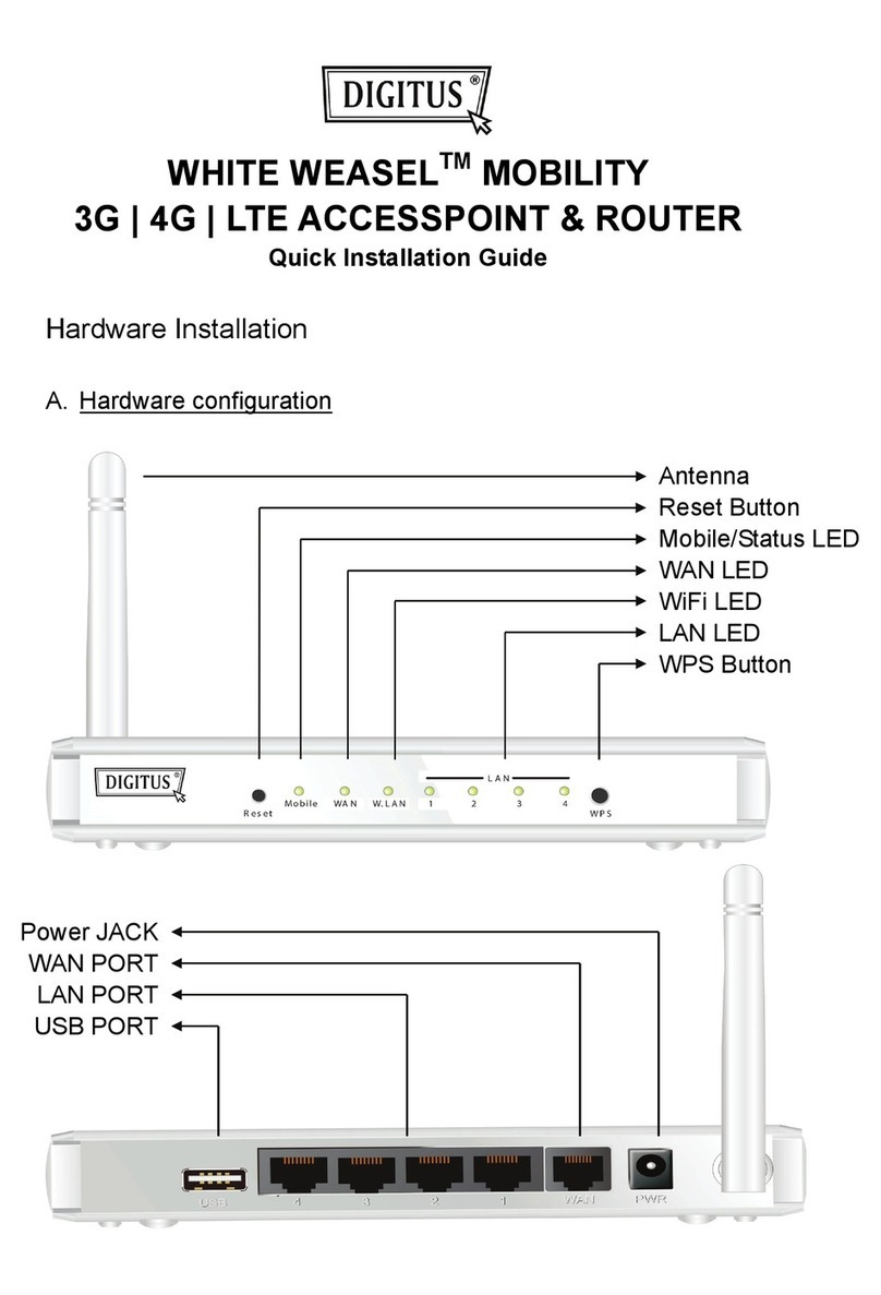 Digitus WHITE WEASEL MOBILITY User manual