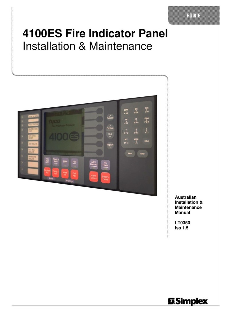 Simplex MINIPLEX 4100ES Series Installation & maintenance