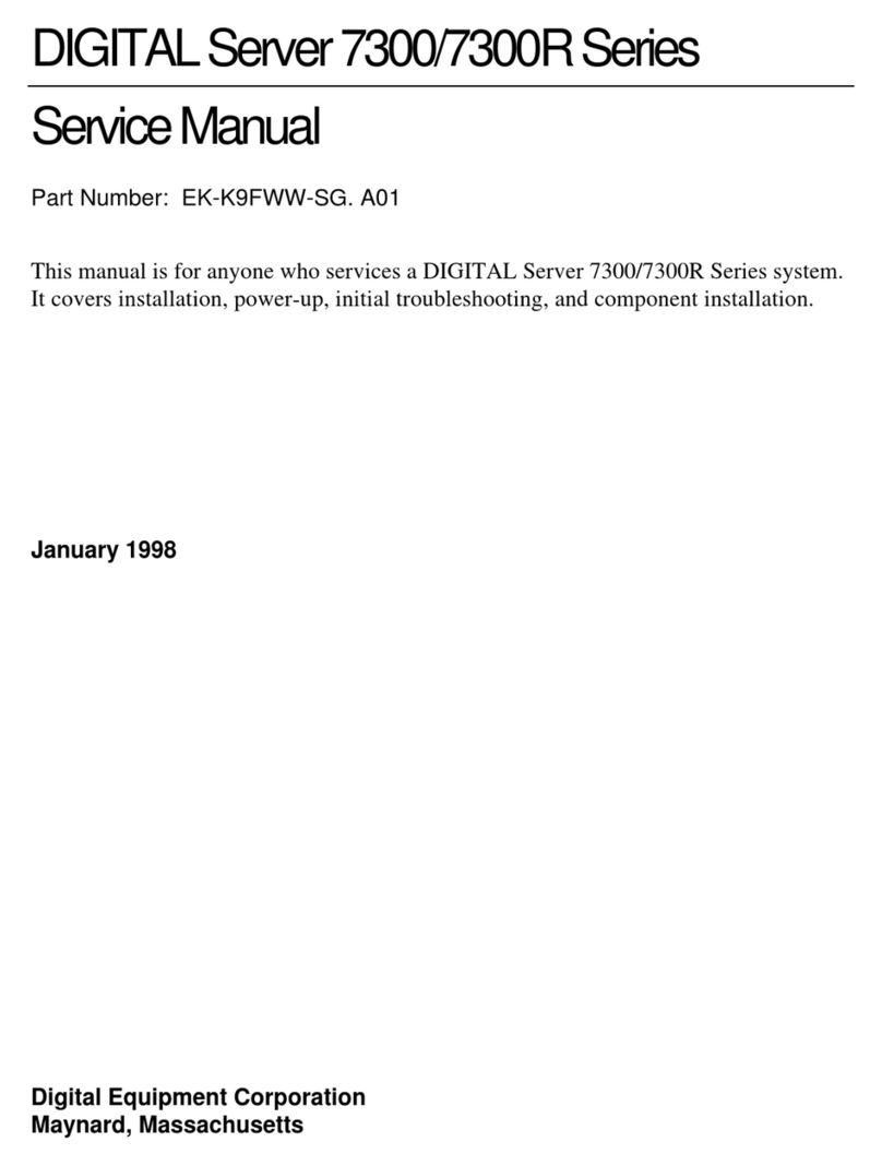 Digital Equipment 7300 User manual