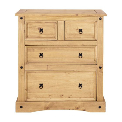 Birlea CORONA 2+2 DRAWER CHEST User manual