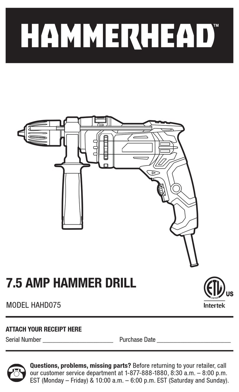 Hammerhead HAHD075 manual