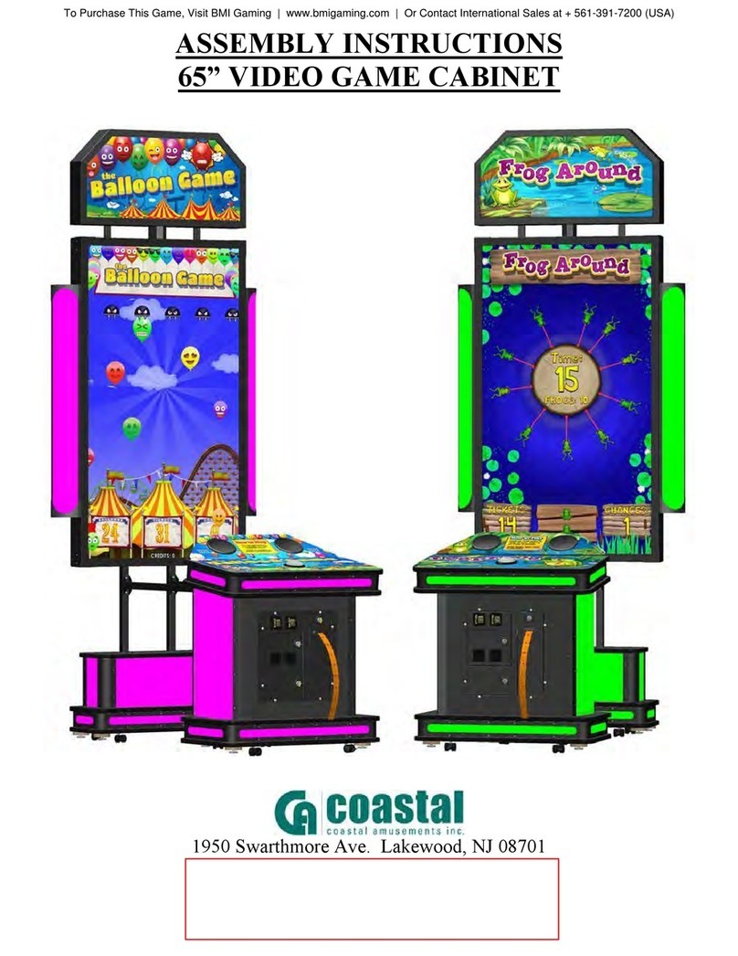 Coastal Amusements The Balloon Game Assembly instructions