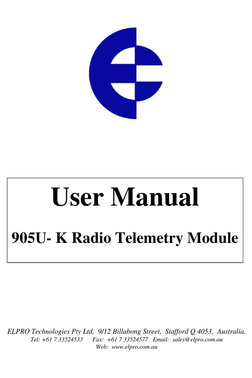 ELPRO 905U-K user manual