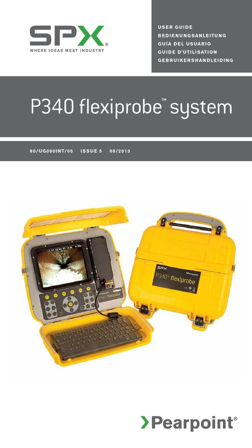 SPX Pearpoint Flexiprobe P340 user guide