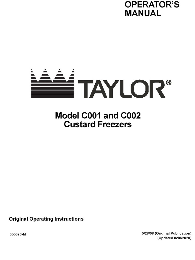 Taylor C001 User manual