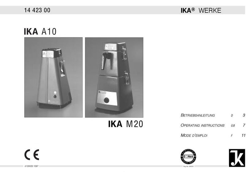 IKA A10 basic operating instructions