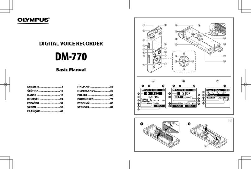 Olympus dm-770 Installation guide
