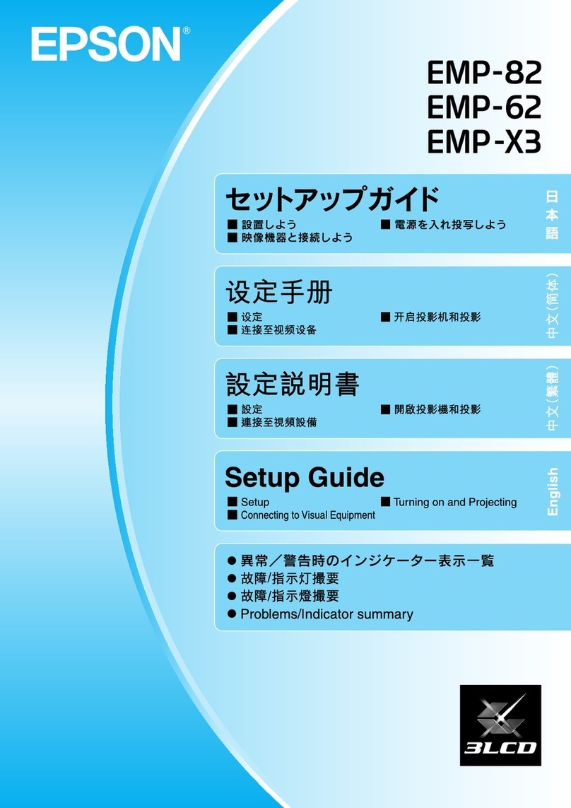 Epson EMP-82 User manual