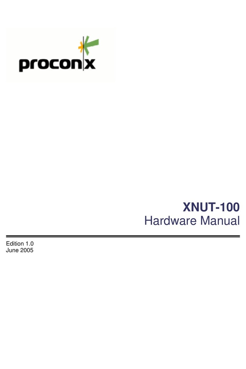 Proconx XNUT-100 Hardware manual