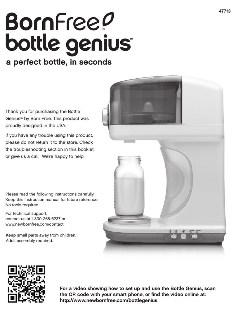 Born Free Bottle Genius instruction manual Born Free Bottle Genius instruction manual