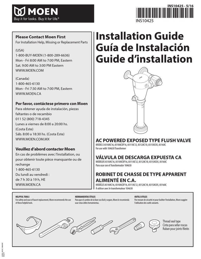 Moen 8312AC10 installation guide