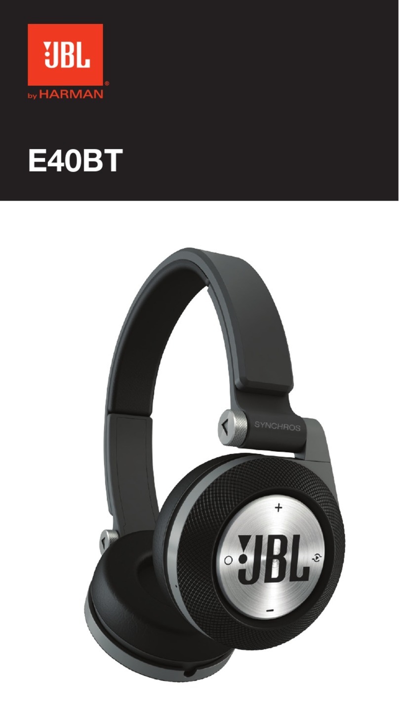 Harman JBL E40BT User manual