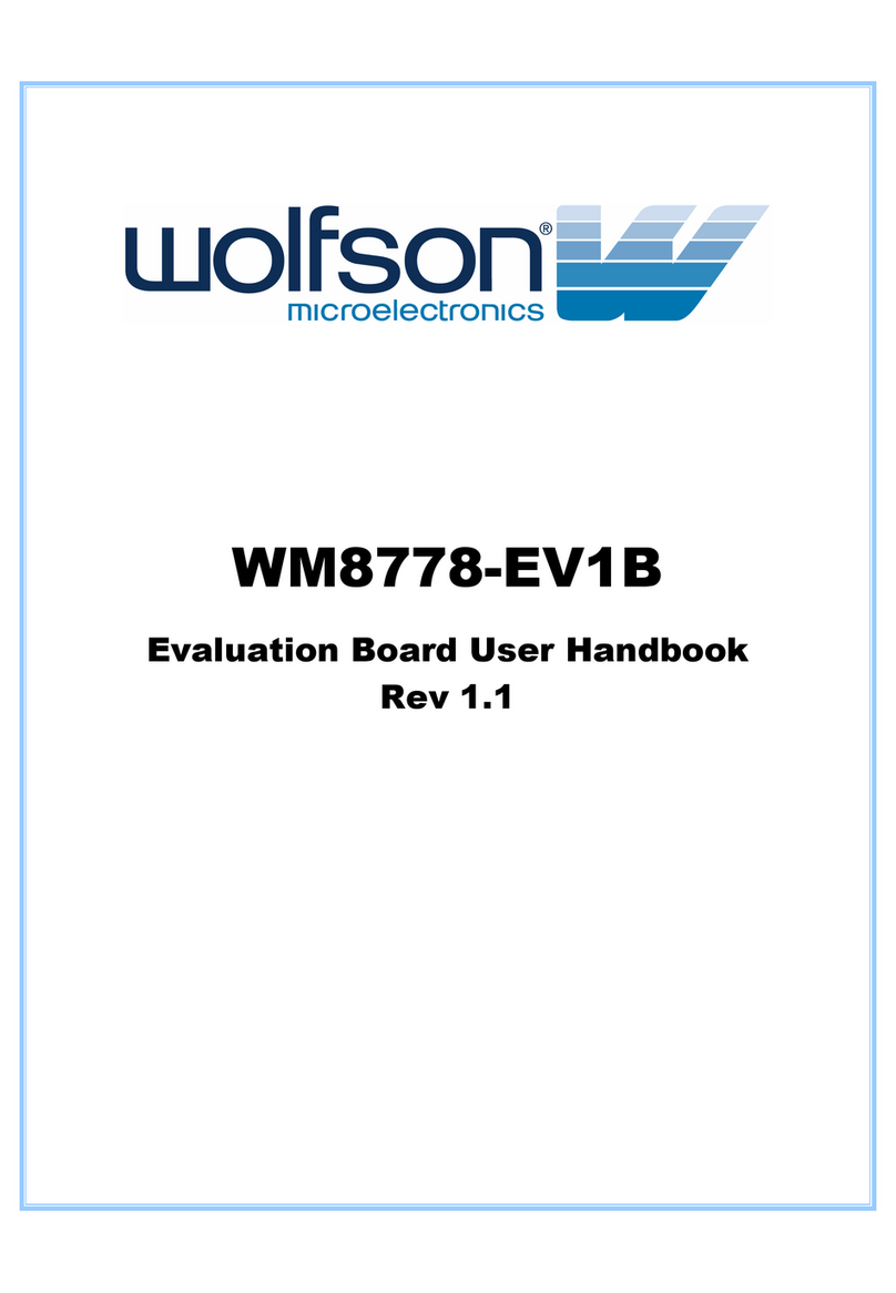 Wolfson WM8778-EV1B User handbook