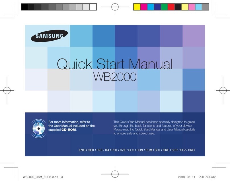 Samsung WB2000 Instruction manual Samsung WB2000 Instruction manual