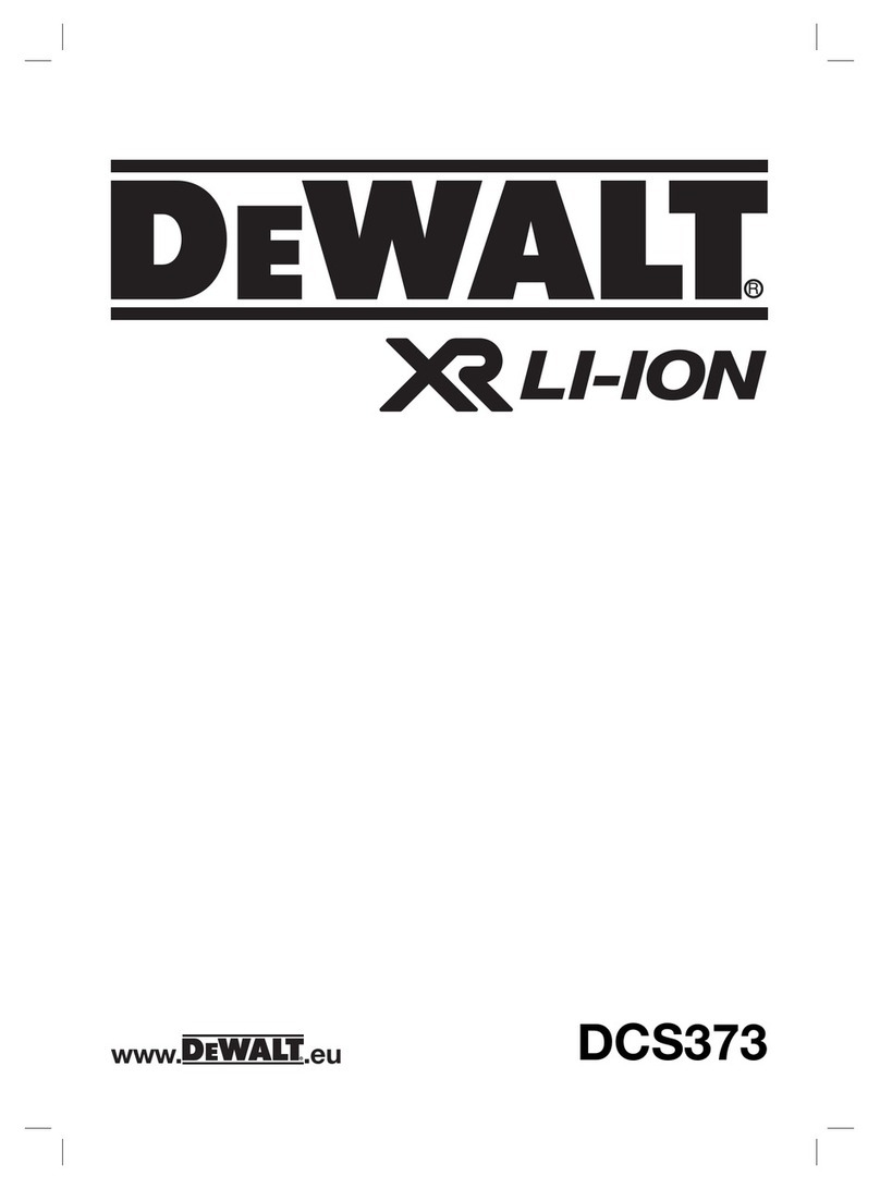 DeWalt DCS373 Original instructions