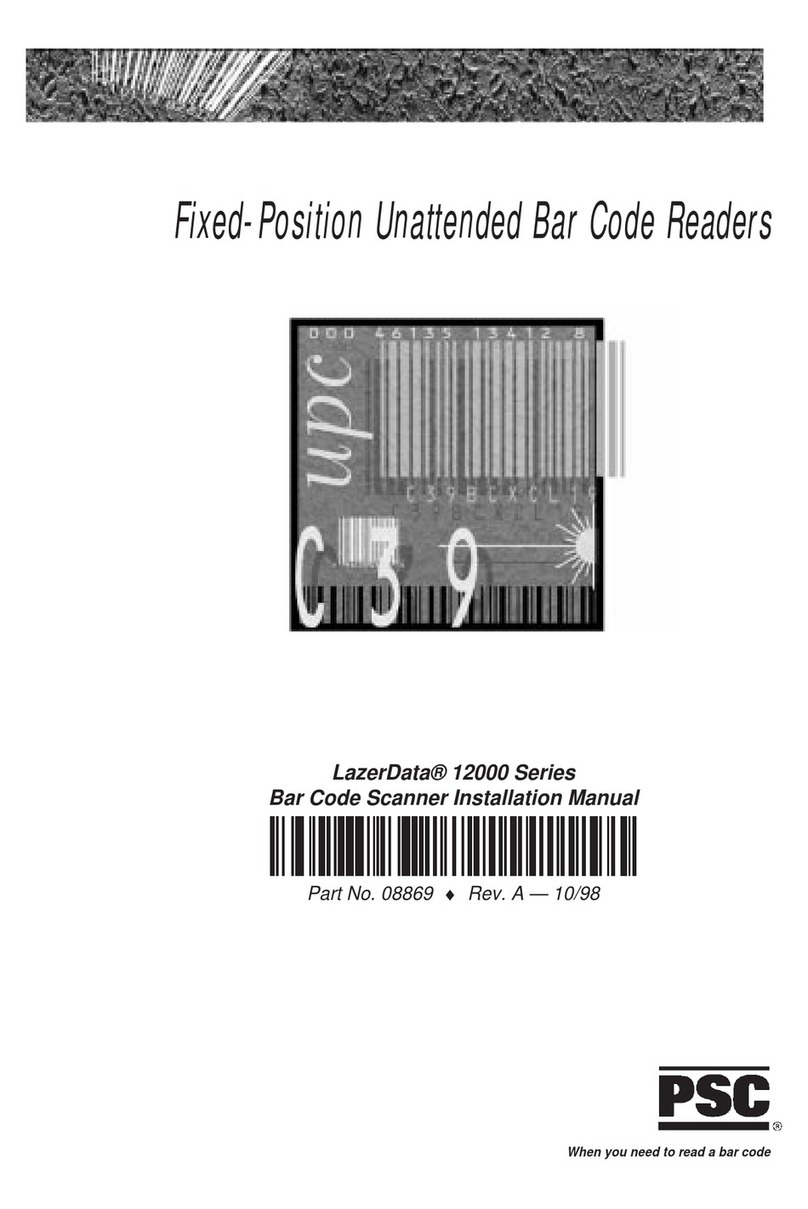 PSC LazerData 12000 Series installation manual