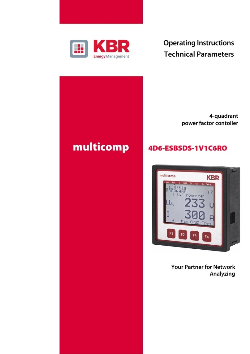 KBR multicomp 4D6-ESBSDS-1V1C6RO Operating instructions, technical parameters