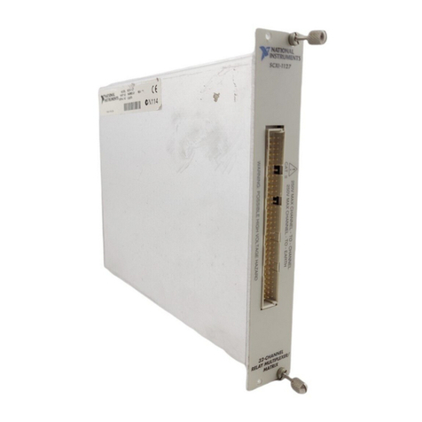 NI SCXI-1127 User manual
