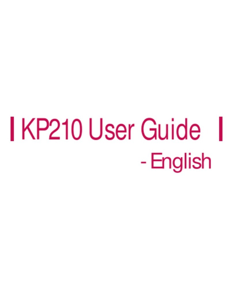 LG KP210 User manual