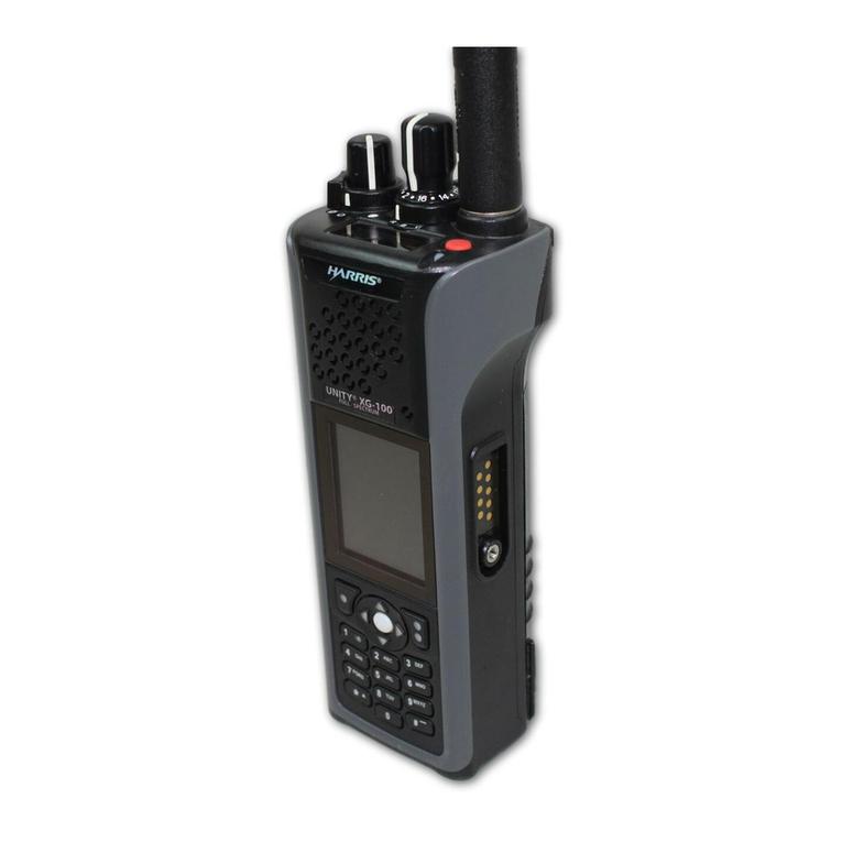 Harris Unity XG-100P Operation manual