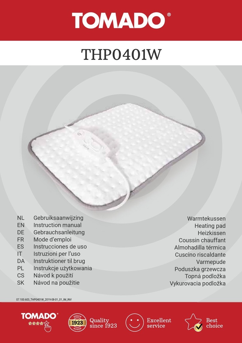 tomado THP0401W instruction manual