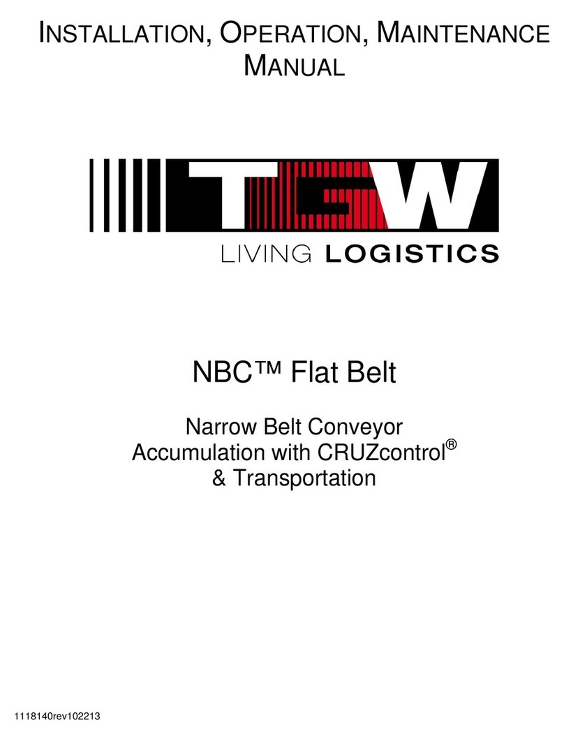 TGW NBC Flat Belt Installation, operation & maintenance manual