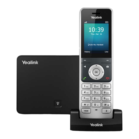 Yealink W56P Telesystem User manual