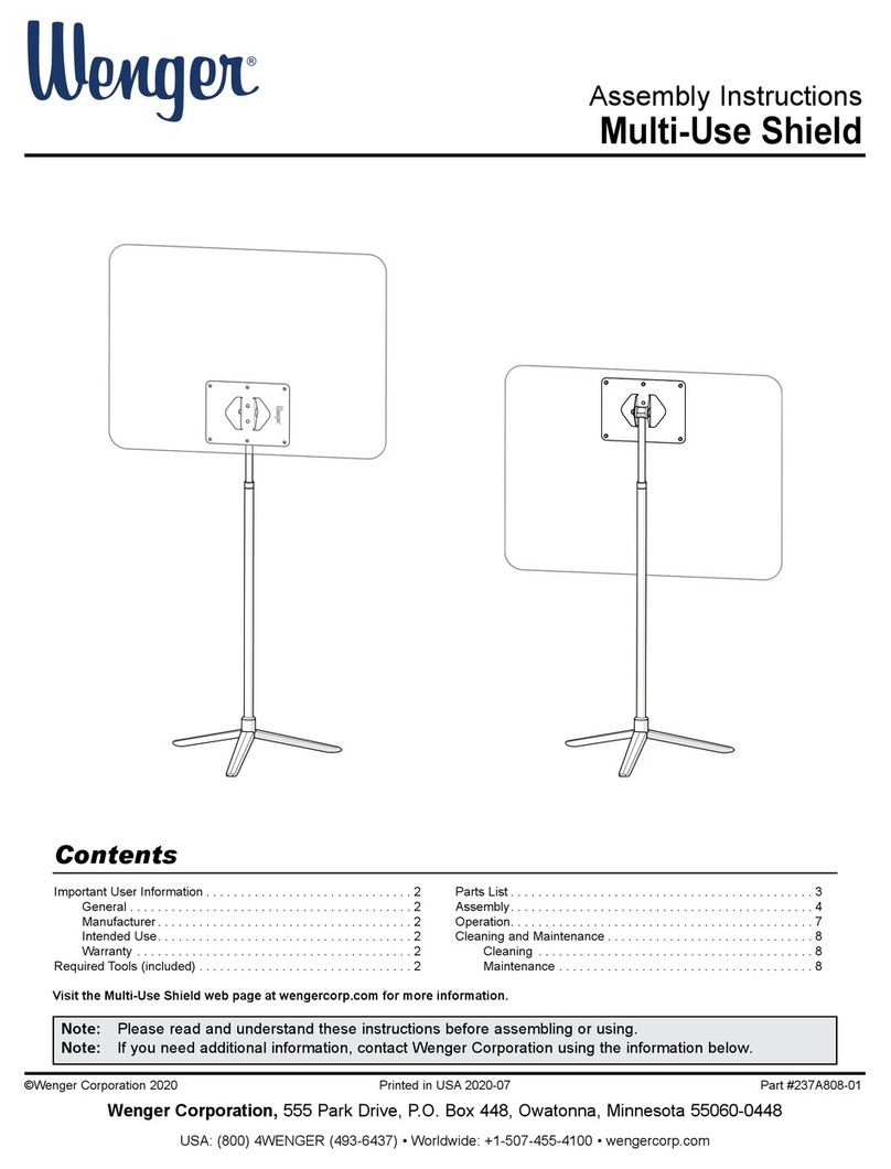 Wenger Multi-Use Shield Assembly instructions