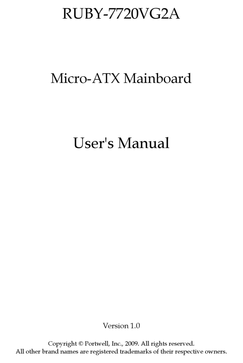 Portwell RUBY-7720VG2A user manual