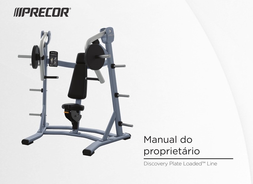 Precor Discovery Plate Loaded Pulldown Series User manual