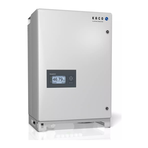Kaco blueplanet gridsave 50.0TL3-S Series User manual