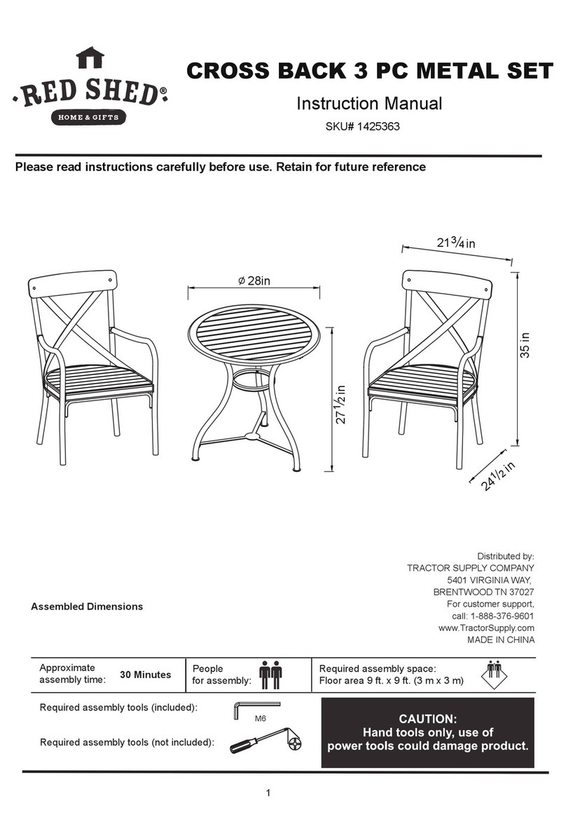 Red Shed 1425363 instruction manual