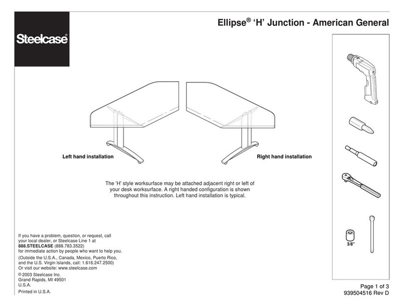 Steelcase Ellipse H Junction manual Steelcase Ellipse H Junction manual