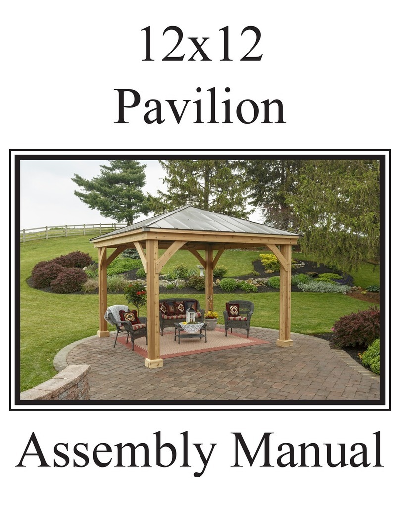 Lapp Structures YardCraft 12x12 Pavilion Assembly manual Lapp Structures YardCraft 12x12 Pavilion Assembly manual