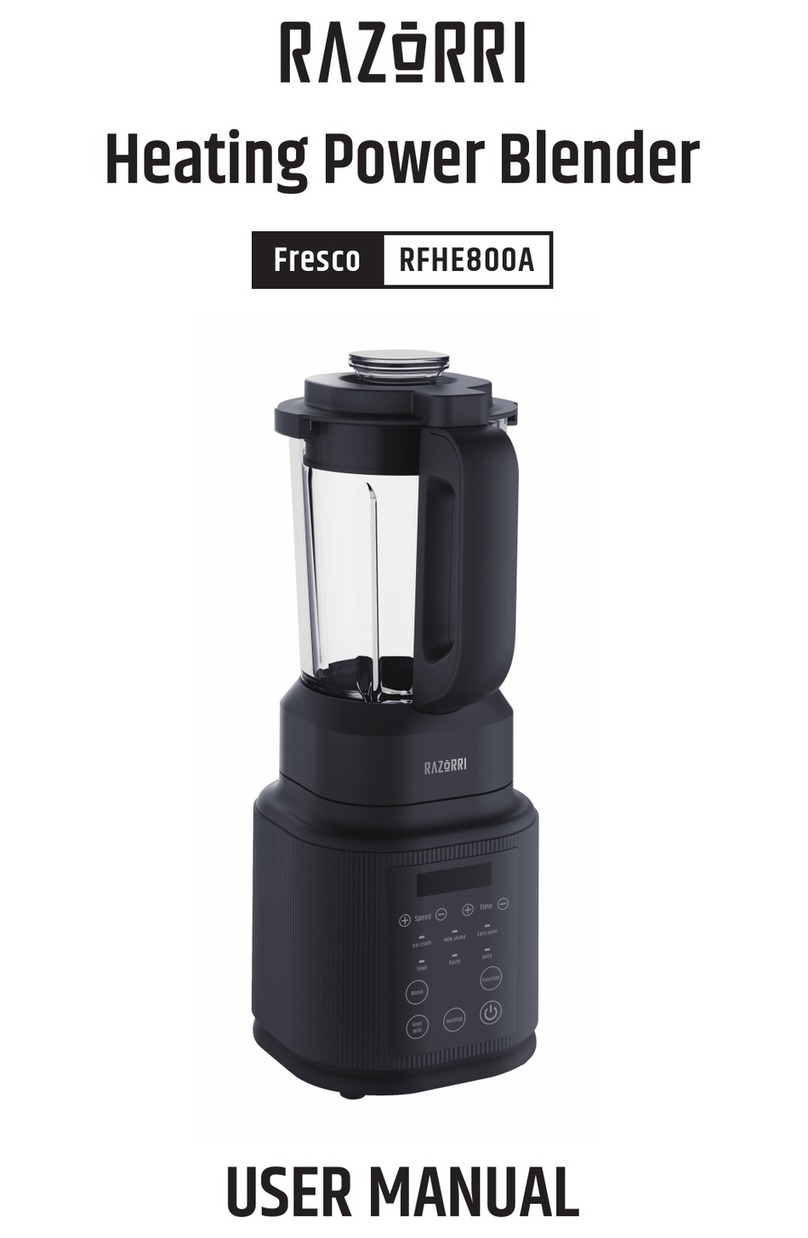 Razorri Fresco RFHE800A User manual