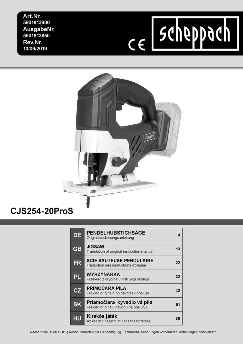 Scheppach CJS254-20ProS Instructions for use