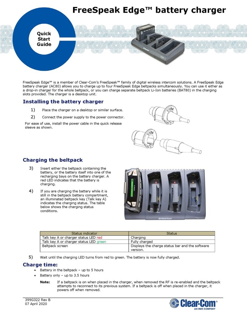 Clear-Com FreeSpeak Edge quick start guide