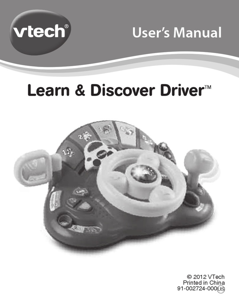 V-tech Learn & Discover Driver User manual