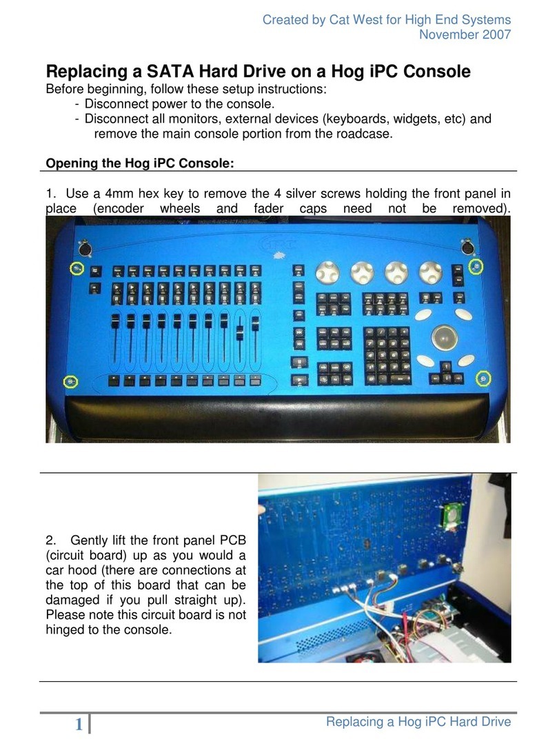 High End Hog iPC User manual