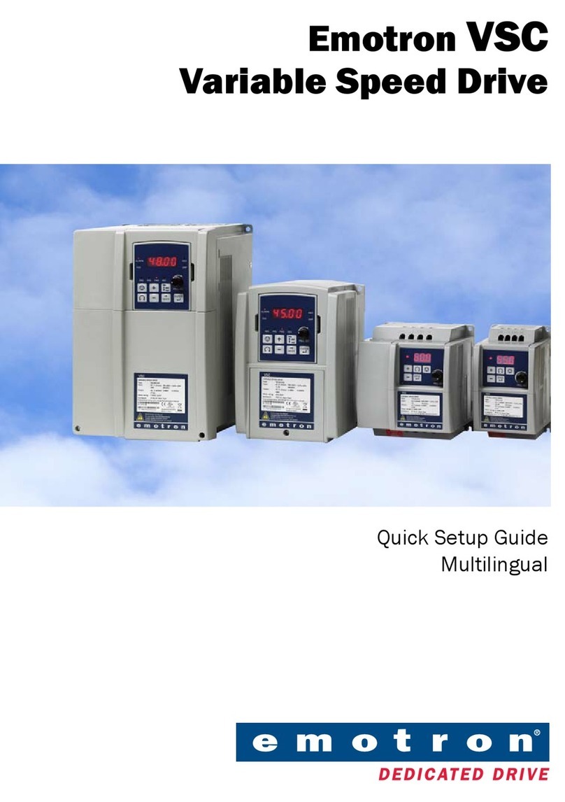 Emotron VSC Series Quick setup guide