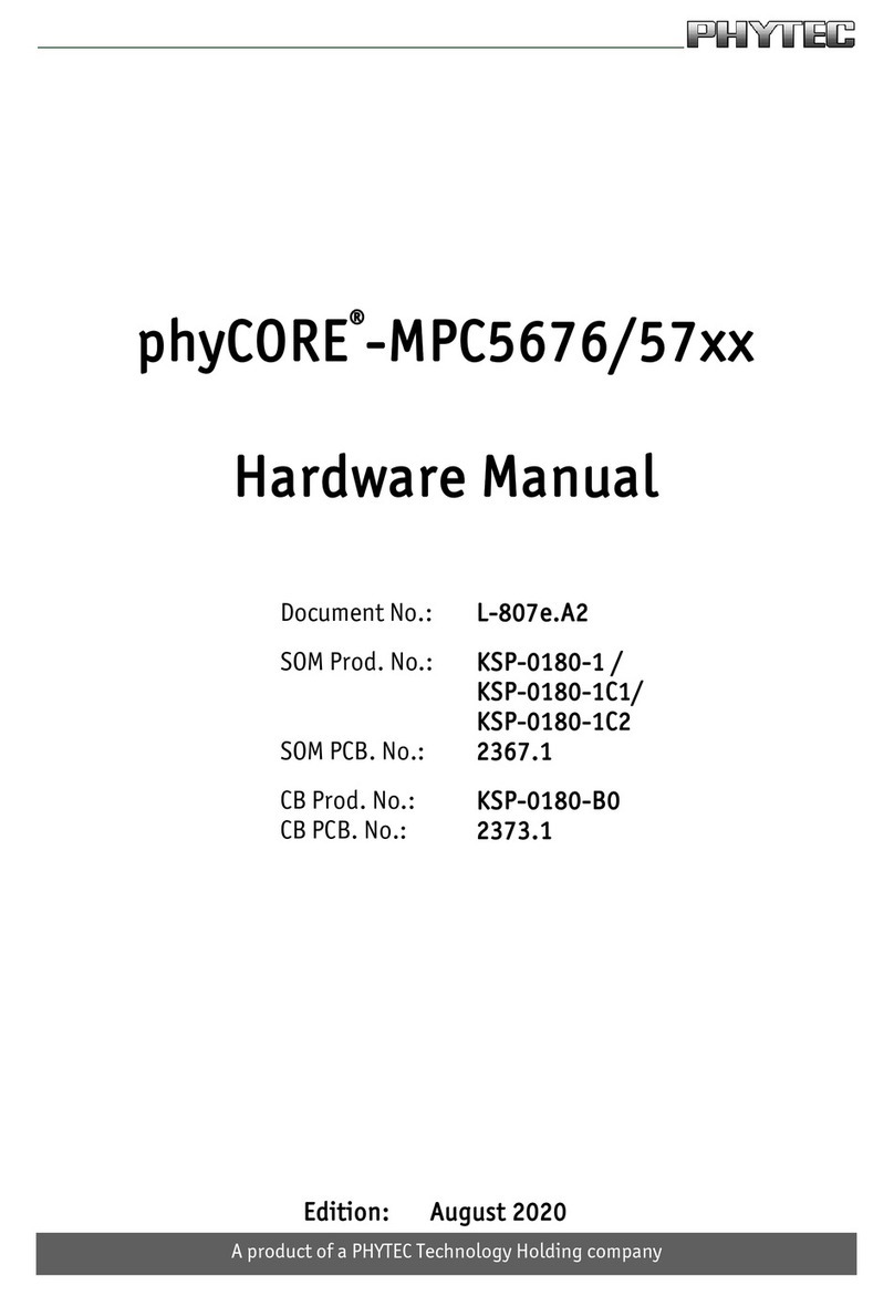 Phytec phyCORE-MPC5676/57 Series Hardware manual