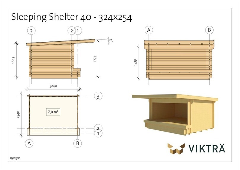 VIKTRA Sleeping Shelter 40 manual