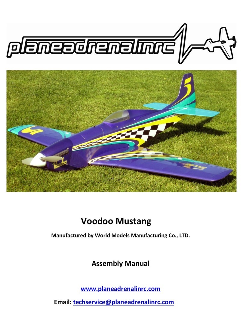 PlaneadrenalinRC Voodoo Mustang Assembly manual PlaneadrenalinRC Voodoo Mustang Assembly manual