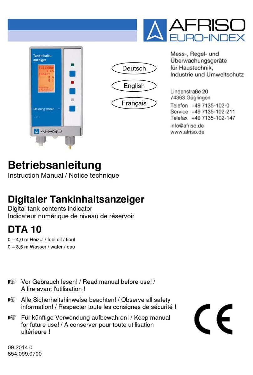 Afriso EURO-INDEX DTA 10 instruction manual
