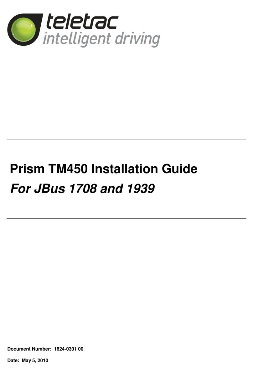Teletrac Prism TM450 installation guide