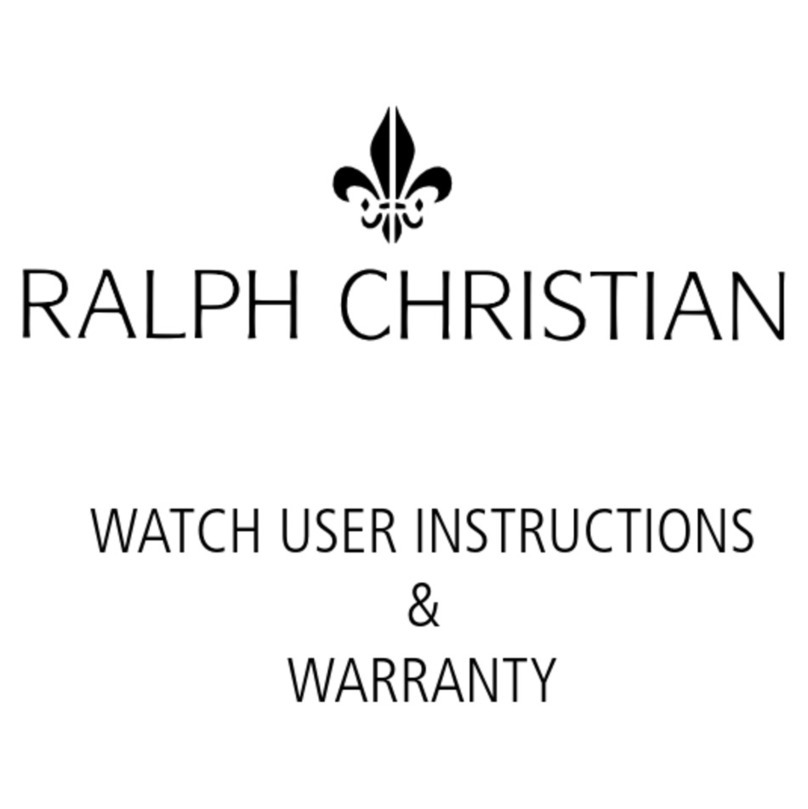 Ralph Christian VX9J User instructions