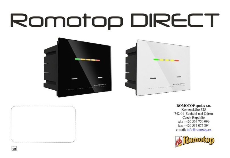 Romotop DIRECT General Installation and Operation Instructions