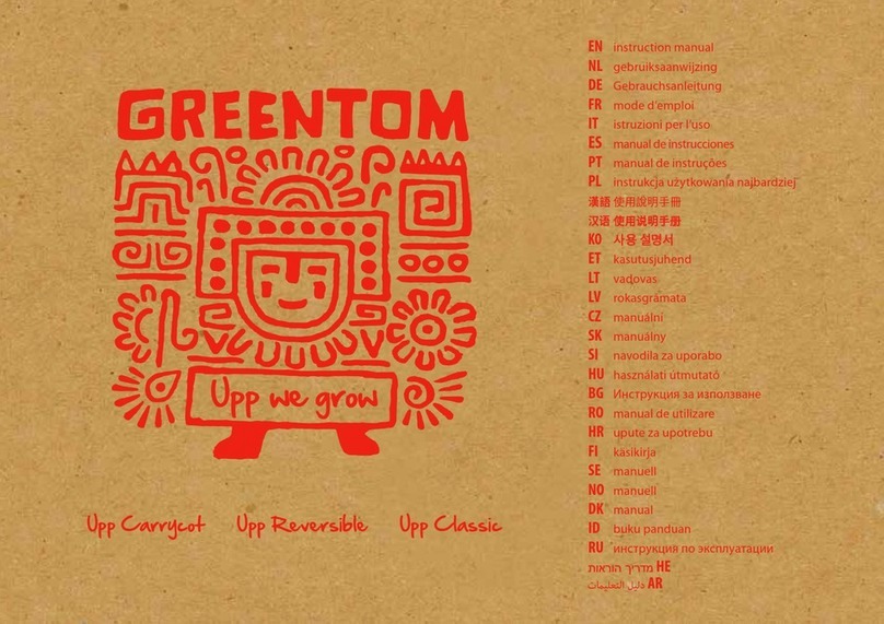 Greentom Upp Carrycot User manual